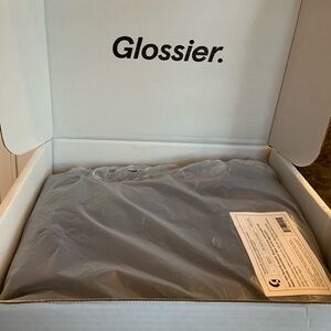Glossier NYC Embroidered hoodie